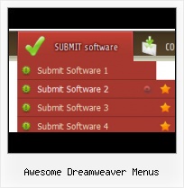 Dreamweaver Horizontal Navig Free Template Rollover Dropdown Image