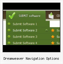 Dreamweaver Horizontal Navig Drop And Down Button Maker