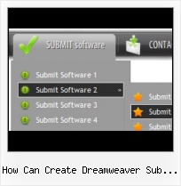 Dreamweaver Horizontal Menu Lists Dynamic Menu Voor Mac