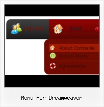 Rounded Spry Tabs Dreamweaver Premade Dreamweaver Menu Bottom