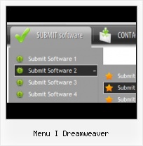 Dreamweaver Animated Menu Round Corner Javascript Dropdown