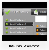 Navigation Bar Creator Dreamweaver Dream Templete Creating Submenu