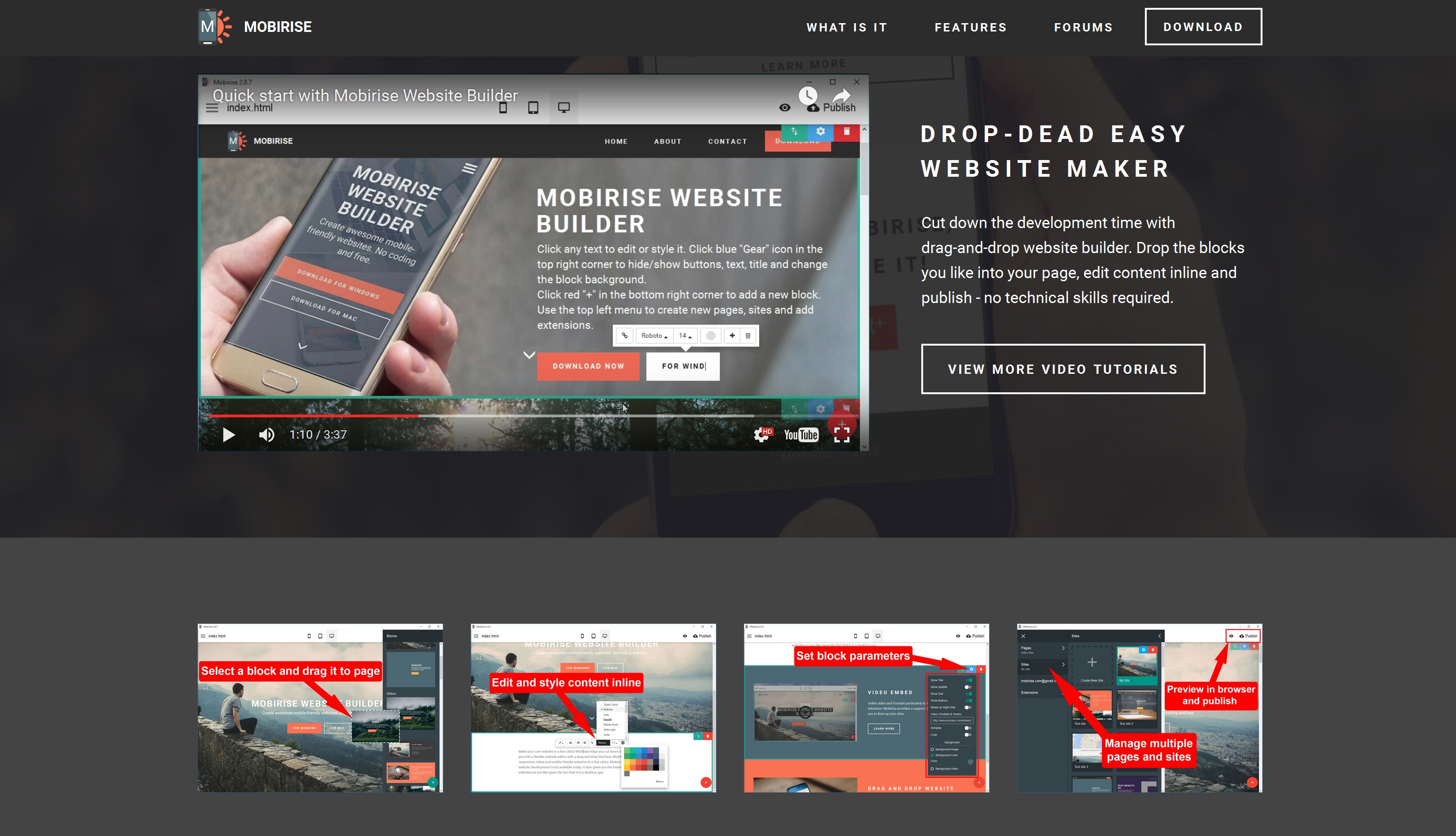 WYSIWYG Mobile Website Builder Review