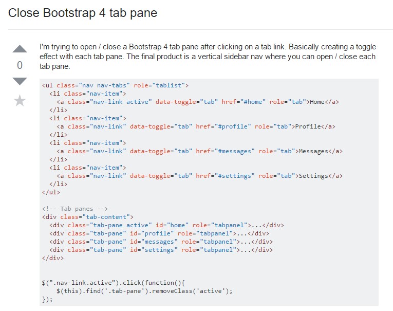  Tips on how to  turn off Bootstrap 4 tab pane