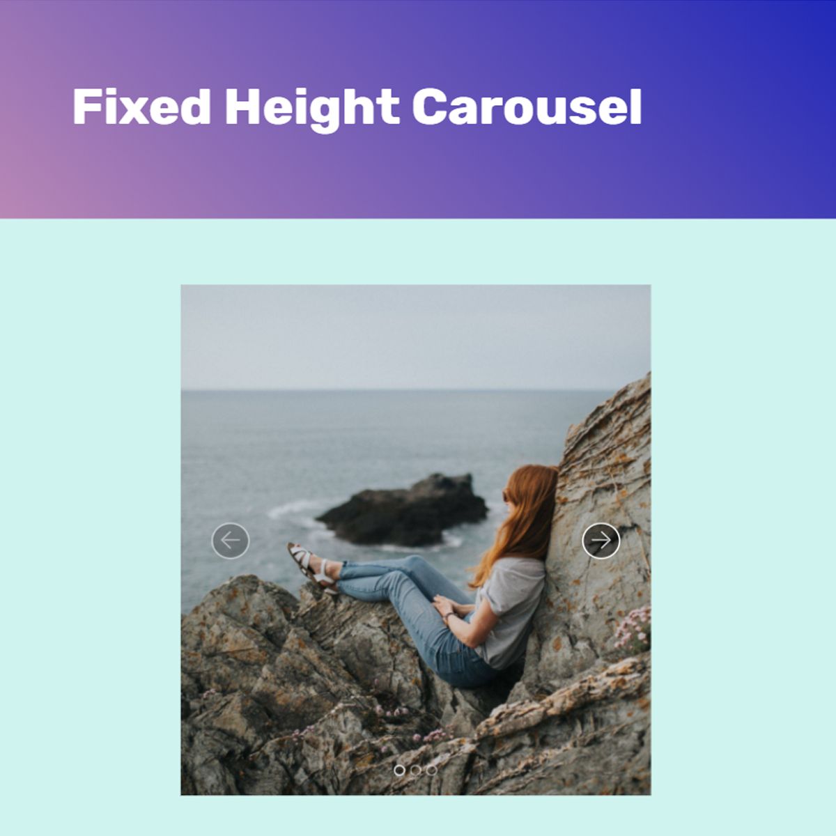 HTML Bootstrap Image Carousel