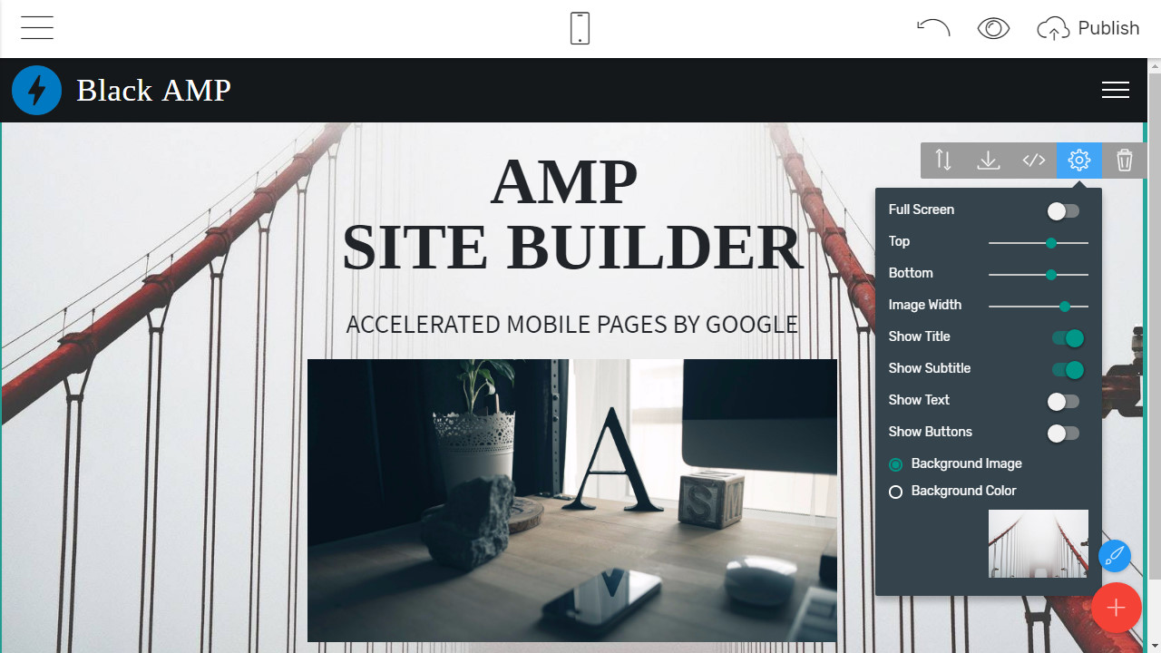 Mobile Page Creator