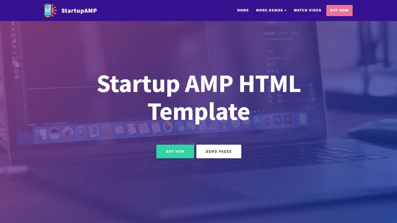 AMP HTML Header Template