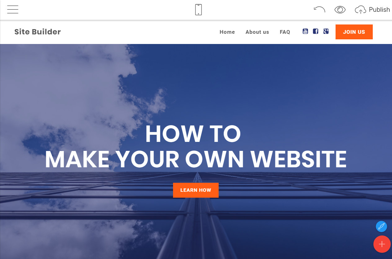 how to make a successful business website