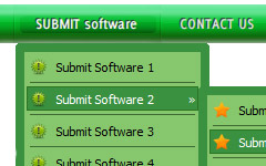Dreamweaver Template With Drop Down Menus Animated Gif Rollover Buttons Dreamweaver Cs4