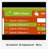 Dreamweavers Button Connection On Template Graphic Drop Menu Cs3