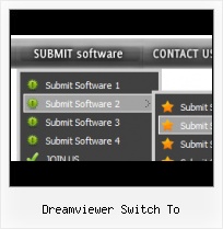 Dreamweaver Rollover Menu Template Form List Menu Switch