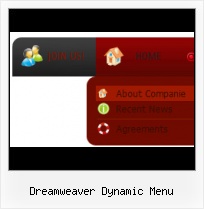 Dreamweaver Icons And Meanings Roll Over Drop Down Button Navigation