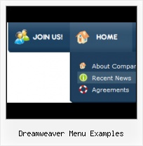 Dreamweaver Menu Code Transparent Button Icon