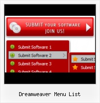 Dreamweaver Tabbed Submenu Menu Drop Down Multi Level Flash8