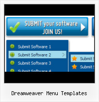 Dreamweaver Single Nav Three Templates Buttons With Submenu Dreamweaver