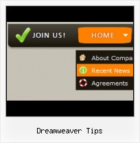 Dreamweaver Template Pages Flash Buttons Fireworks Dropdown Menu Samples