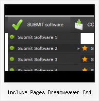 Dreamweaver Css Menu Plugin Iphone Photoshop Templates Rolleover Buttons