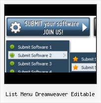 Dreamweaver Sub Ready Made Menu Button