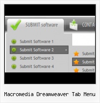 Dreamweaver Slide Navigation Template 2 Sub Menu Insert