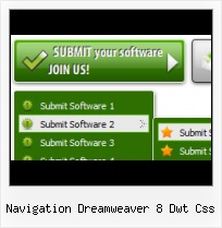 Dreamweaver Menus Html Code Web Css Vista Style