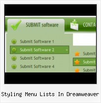Roll Down Menu Html On Dreamweaver Create Html Menu With Own Buttons