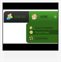 Dreamweaver Horizontal Navigation Bar Flash Animated Buttons Examples
